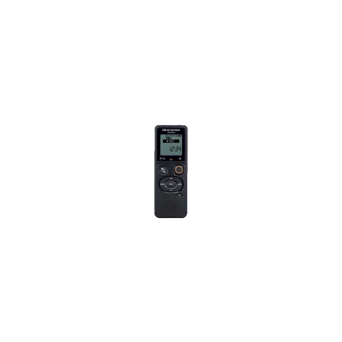 OM SYSTEM Dictaphone Om System VN-540PC Noir avec mémoire 4 Go