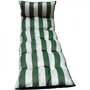 Voir la diapositive 1 : Jardin prive Coussin JARDIN PRIVE Bain de soleil Flocons Cancale Jp - 180 x 56 x 10 cm - Vert