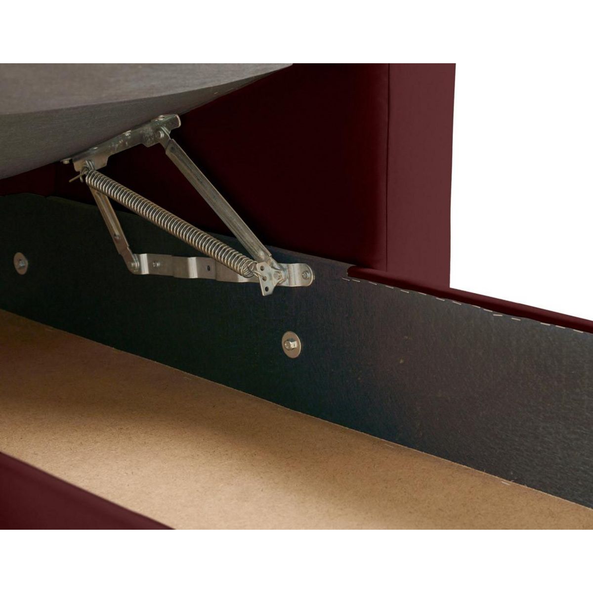 BEST MOBILIER Martha - canapé d'angle réversible 4 places - convertible avec coffre - en tissu