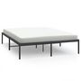 Voir la diapositive 1 : VIDAXL Cadre de lit metal sans matelas noir 140x190 cm