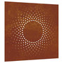 Voir la diapositive 1 : VIDAXL Decoration murale jardin 55x55 cm acier corten design du soleil