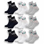 Voir la diapositive 1 : SERGIO TACCHINI Sergio Tacchini Pack de Chaussettes enfant Tennis Crew Lot de 9 Paires