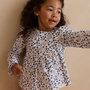 Voir la diapositive 4 : Petit Béguin Blouse enfant en popeline Céleste
