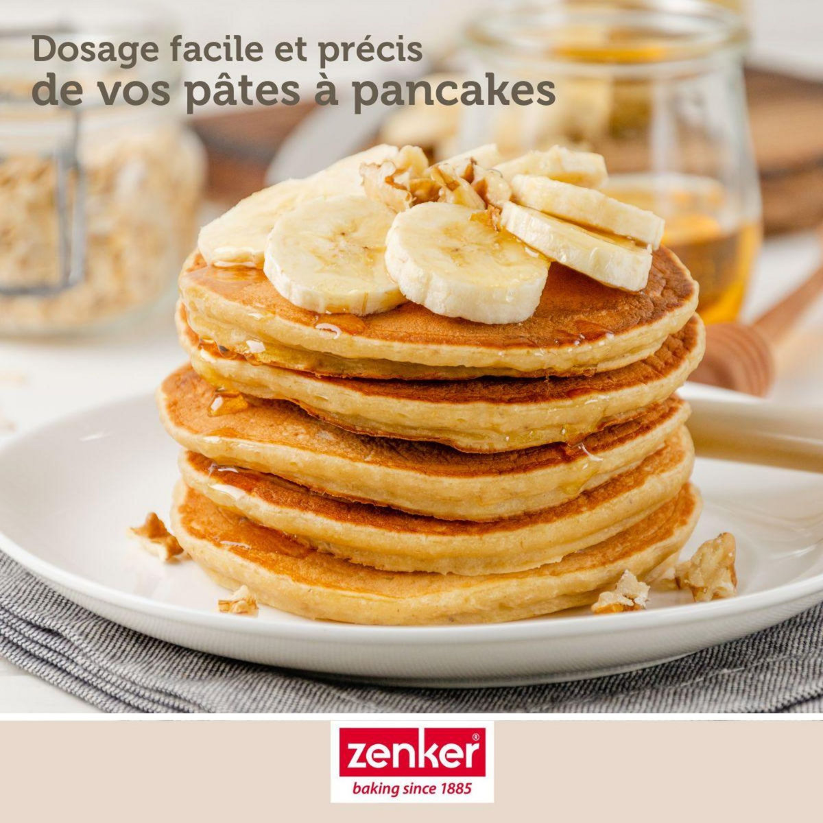 ZENKER Verseur de pâte à gâteau en inox Zenker