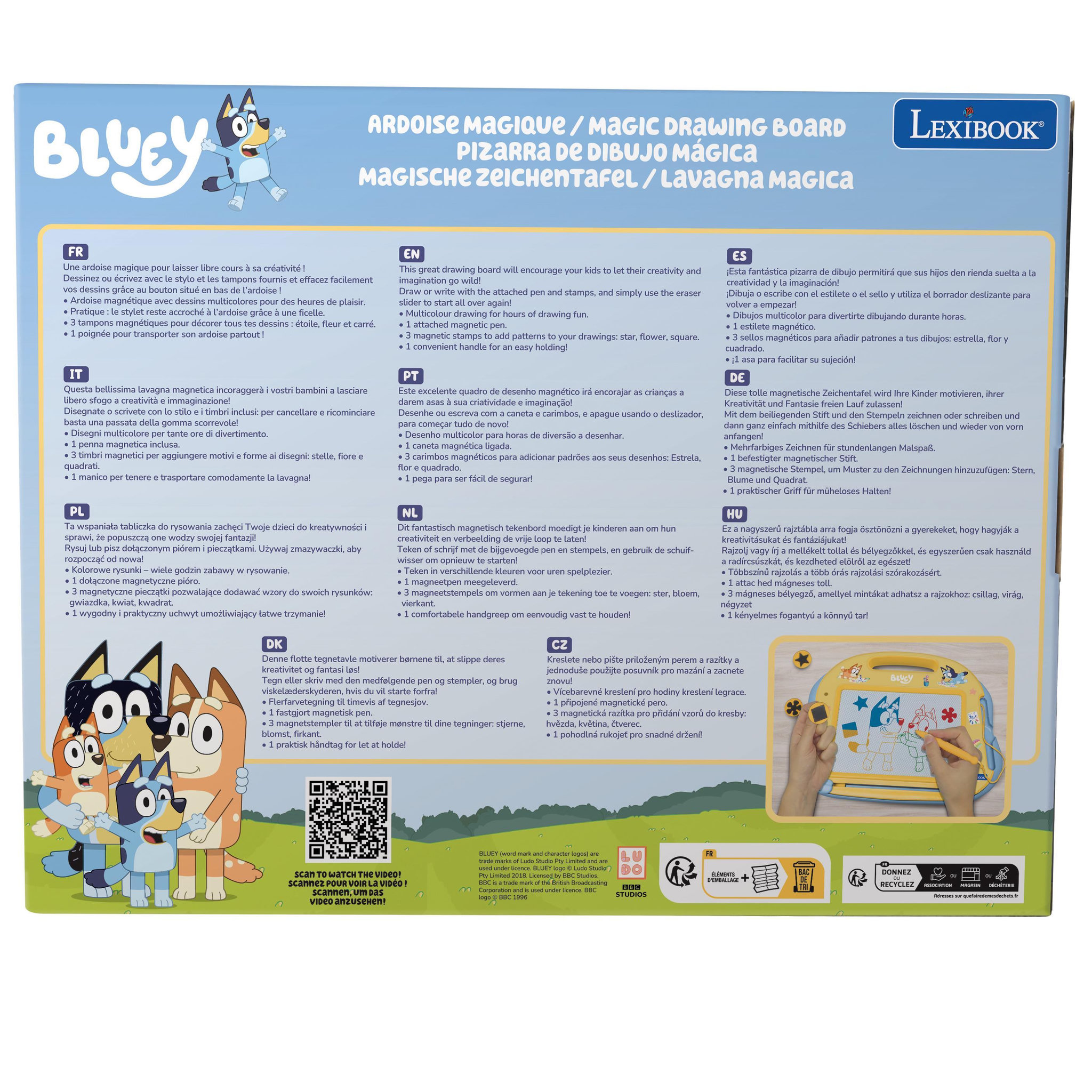 Voir la diapositive 4 : Lexibook Ardoise Magique Bluey