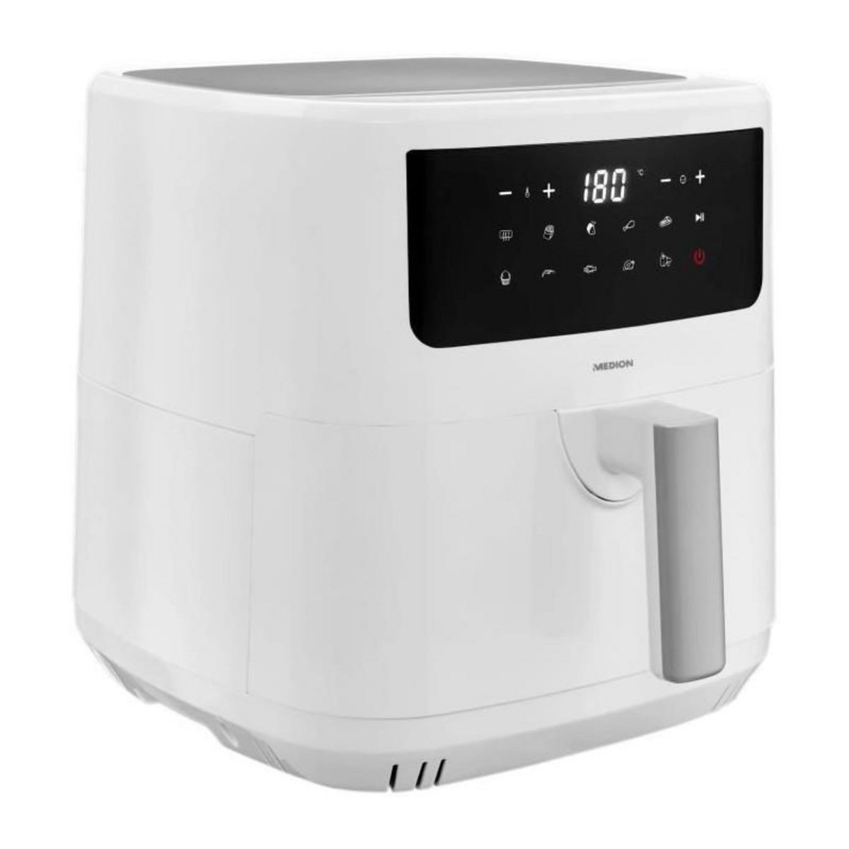 Medion Friteuse a Air Chaud - MEDION - 50073000 - 2150 W - Ecran tactile - 9 programmes - Blanc