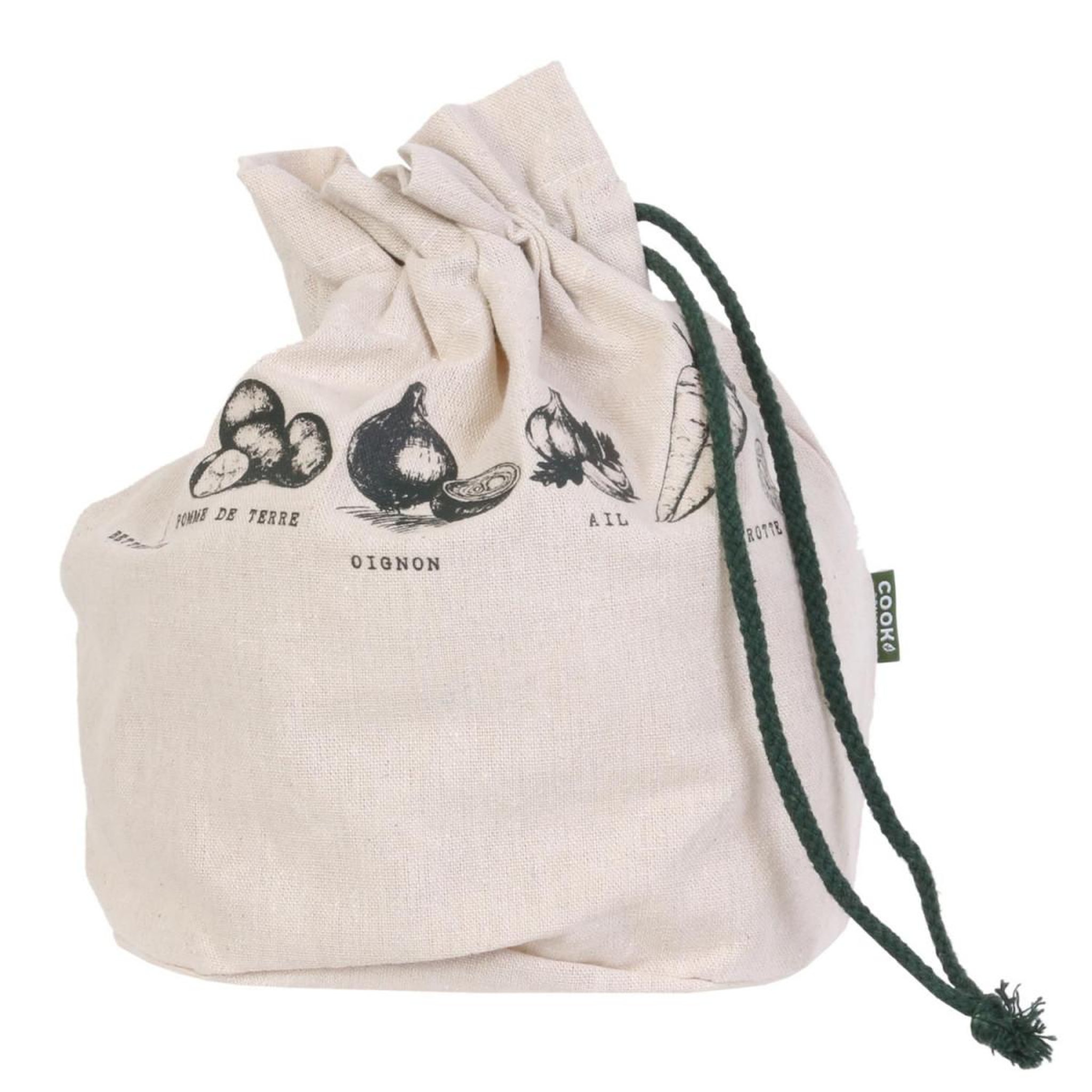 Voir la diapositive 2 : COOK CONCEPT Sac de Conservation  Réutilisable  26cm Blanc