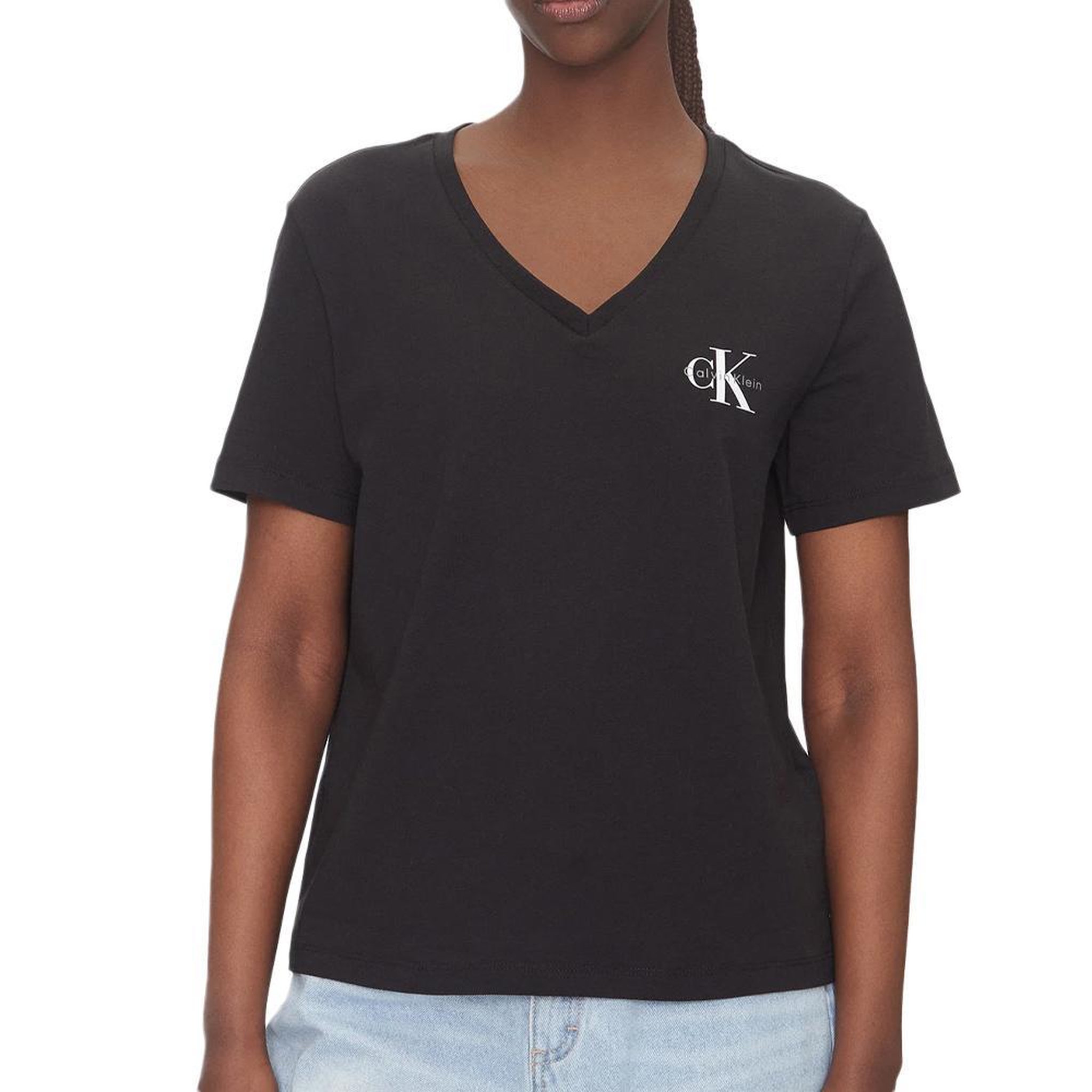 Voir la diapositive 2 : CALVIN KLEIN JEANS T-Shirt Noir Femme Calvin Klein Jeans LV047C906G