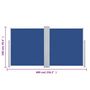 Voir la diapositive 6 : VIDAXL Auvent lateral retractable Bleu 100 x 600 cm