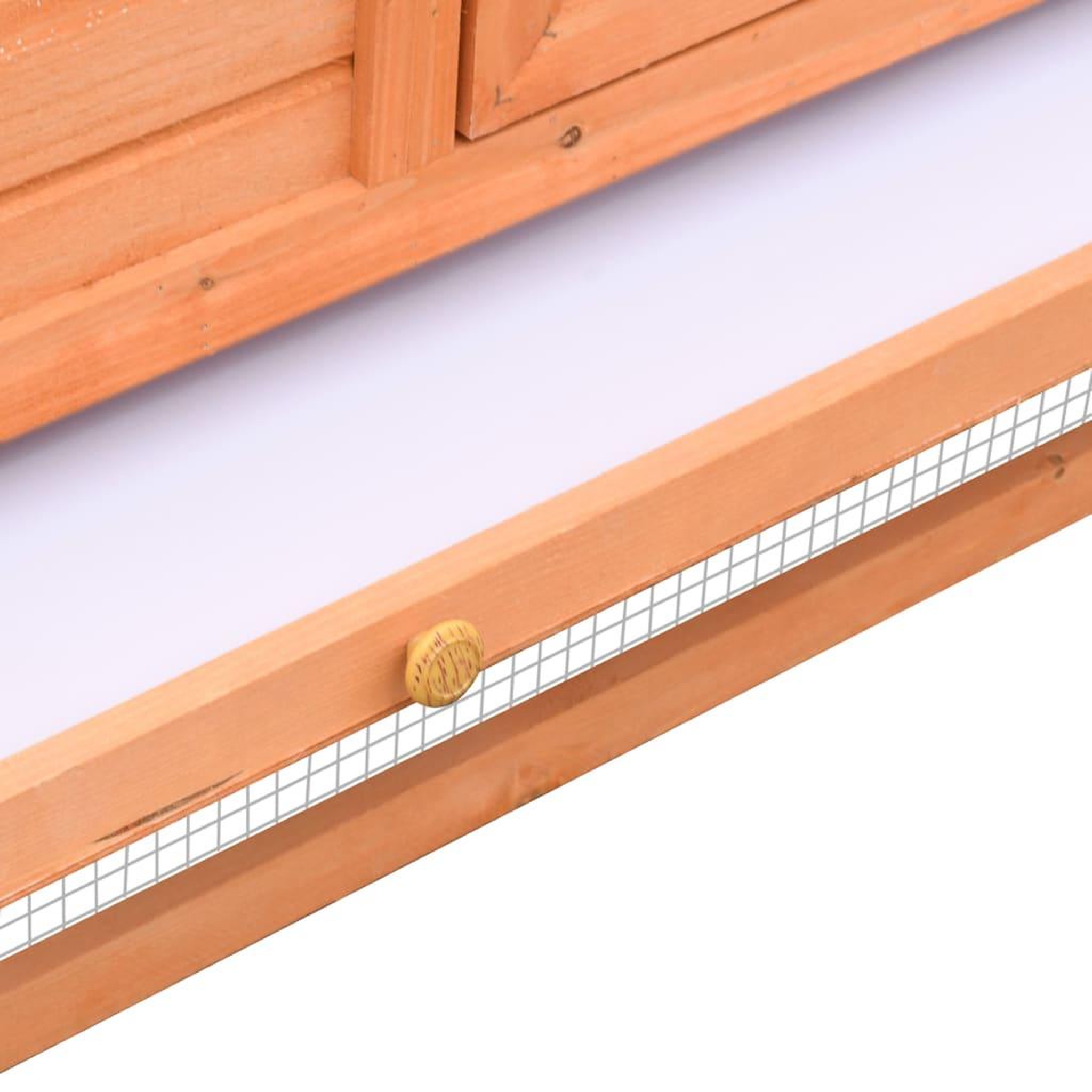 Voir la diapositive 4 : VIDAXL Clapier Pin massif et sapin 310x70x87 cm