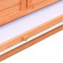Voir la diapositive 4 : VIDAXL Clapier Pin massif et sapin 310x70x87 cm