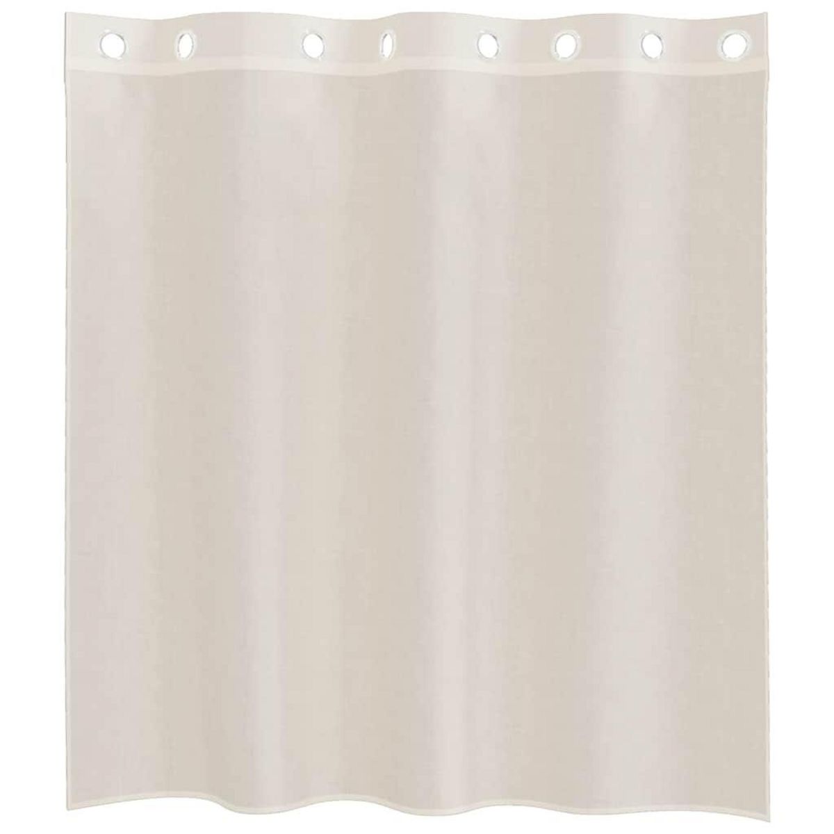 VIDAXL Rideaux en voile avec œillets 2 pcs creme 140x140 cm
