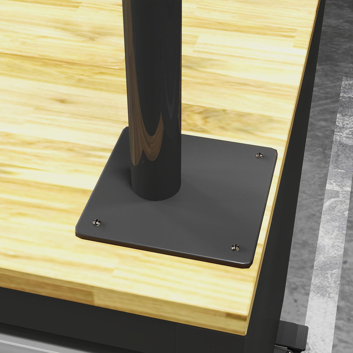 HOMCOM Support de réparation de vélo mural réglable en hauteur pince rotative 360°