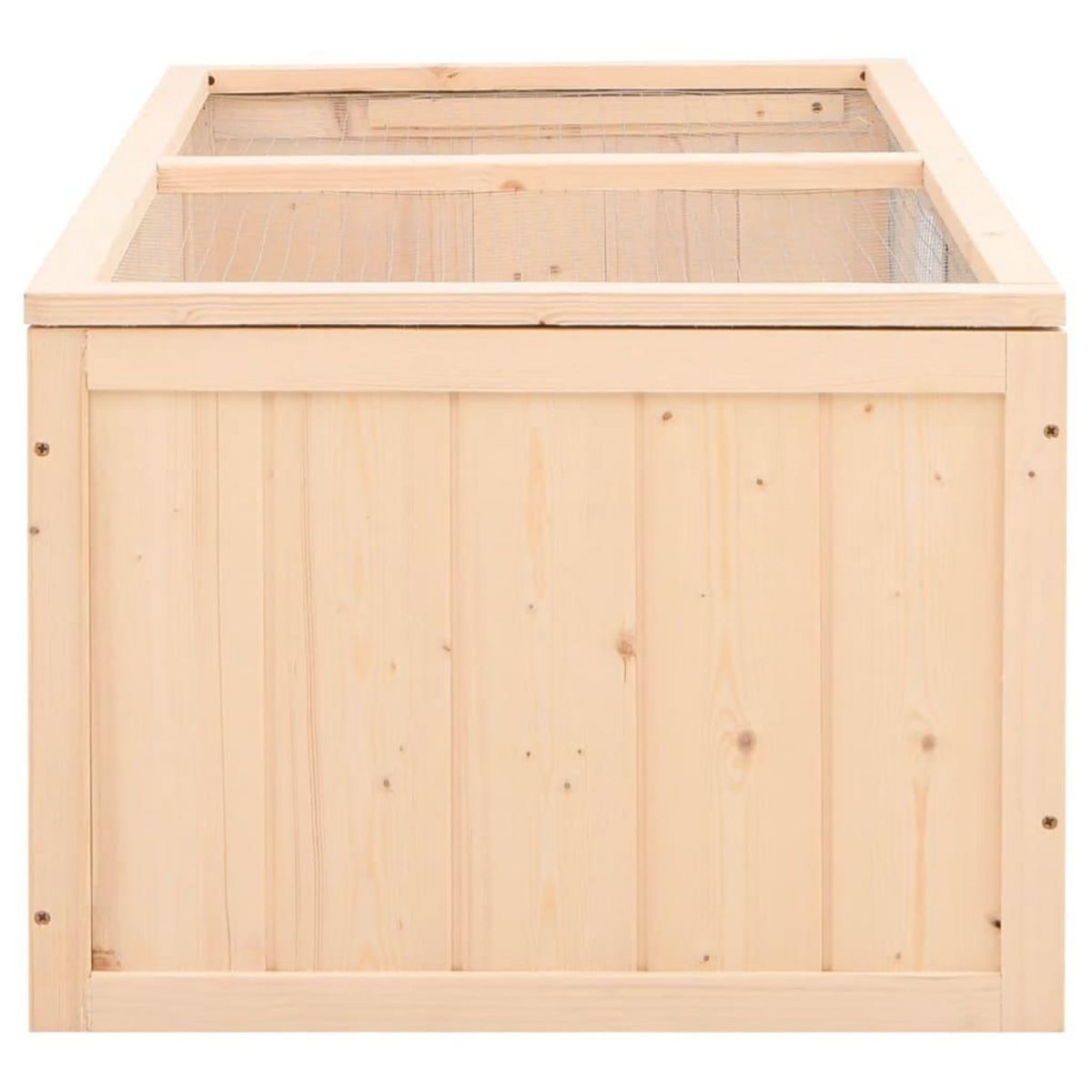 VIDAXL Cage a hamster 104x52x38 cm bois massif de sapin