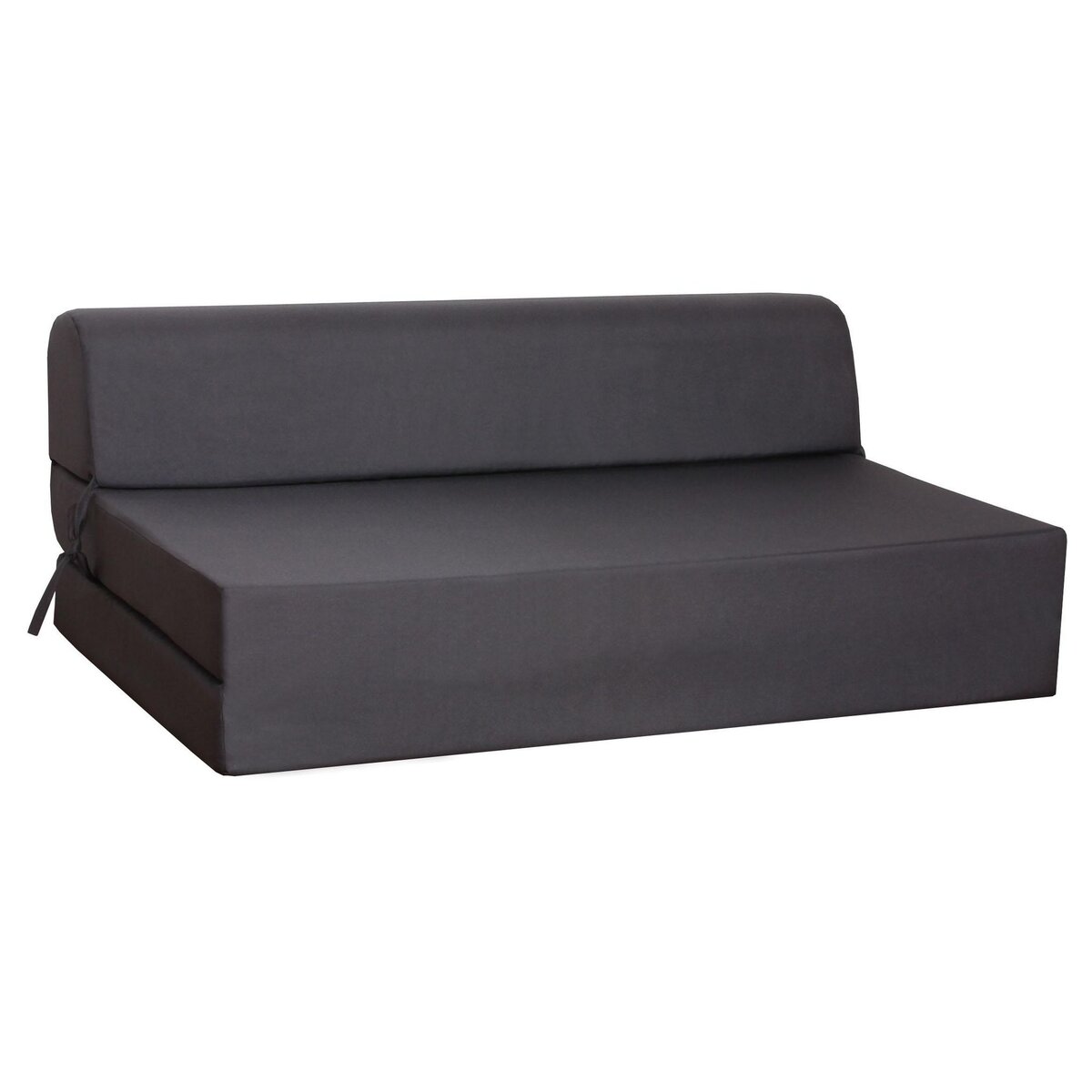 Chauffeuse convertible 2 places en tissu uni CHAPI