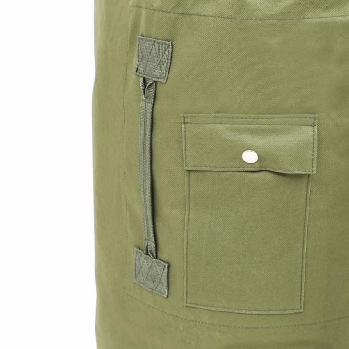 VIDAXL Sac de sport style militaire 85 L Vert olive