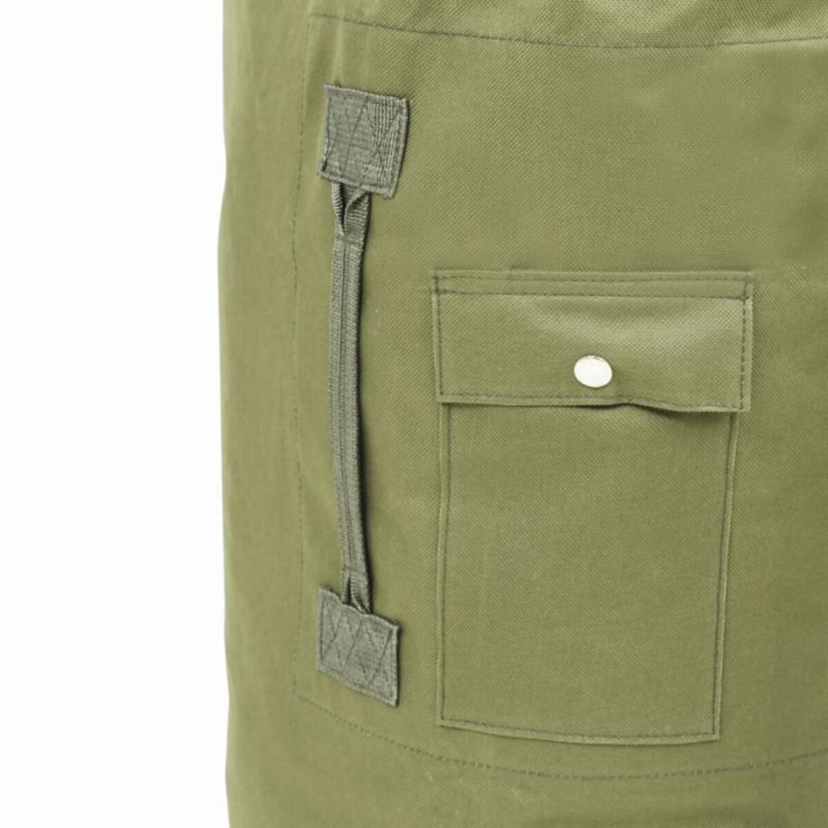 VIDAXL Sac de sport style militaire 85 L Vert olive