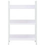 Voir la diapositive 3 : VIDAXL Bibliotheque a 3 niveaux blanc 60x27,6x90,5cm bois d'ingenierie