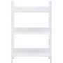 Voir la diapositive 3 : VIDAXL Bibliotheque a 3 niveaux blanc 60x27,6x90,5cm bois d'ingenierie