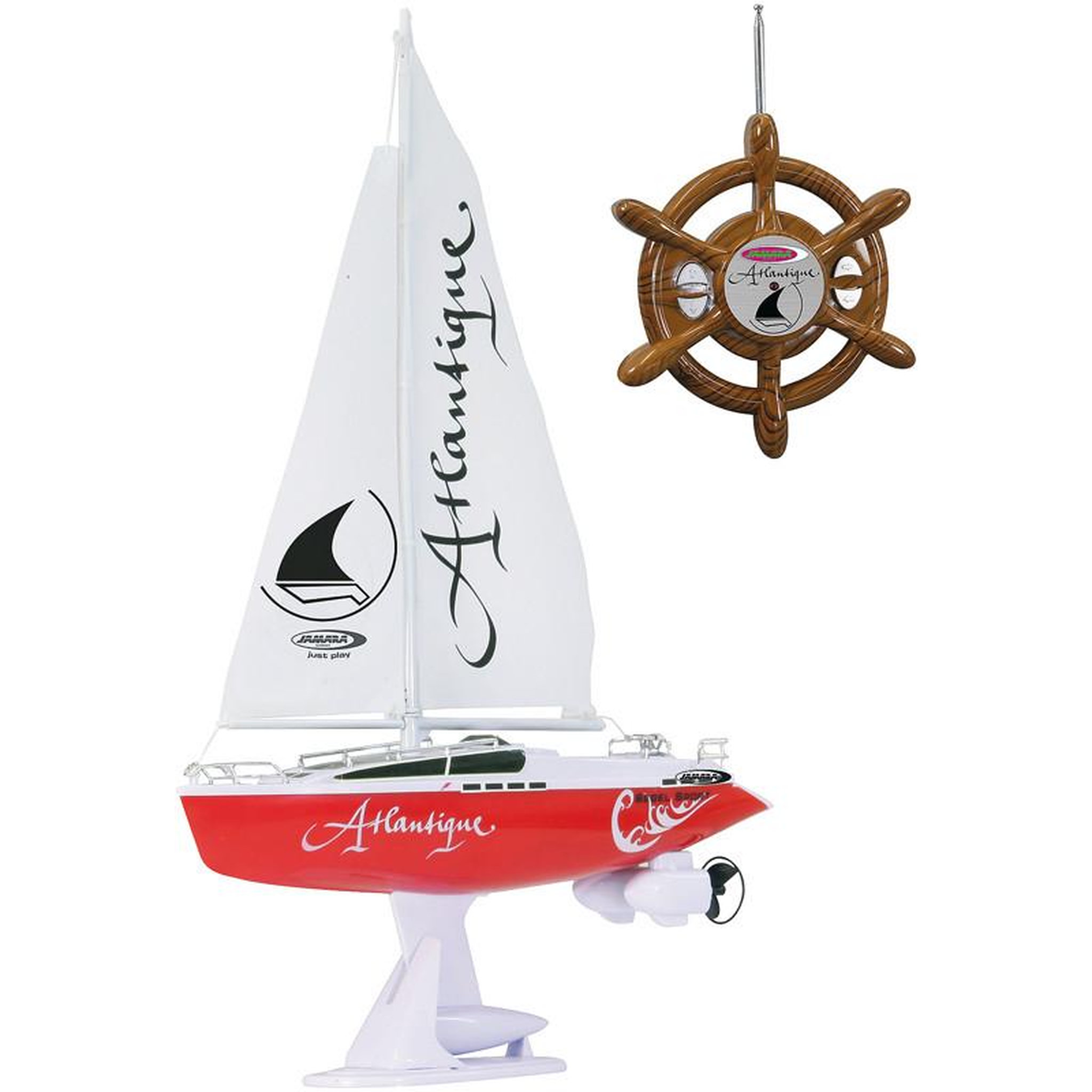 Voir la diapositive 2 : Jamara Bateau télécommandé Jamara Atlantique blanc