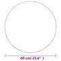 Voir la diapositive 6 : VIDAXL Miroir mural 60 cm Rond Verre
