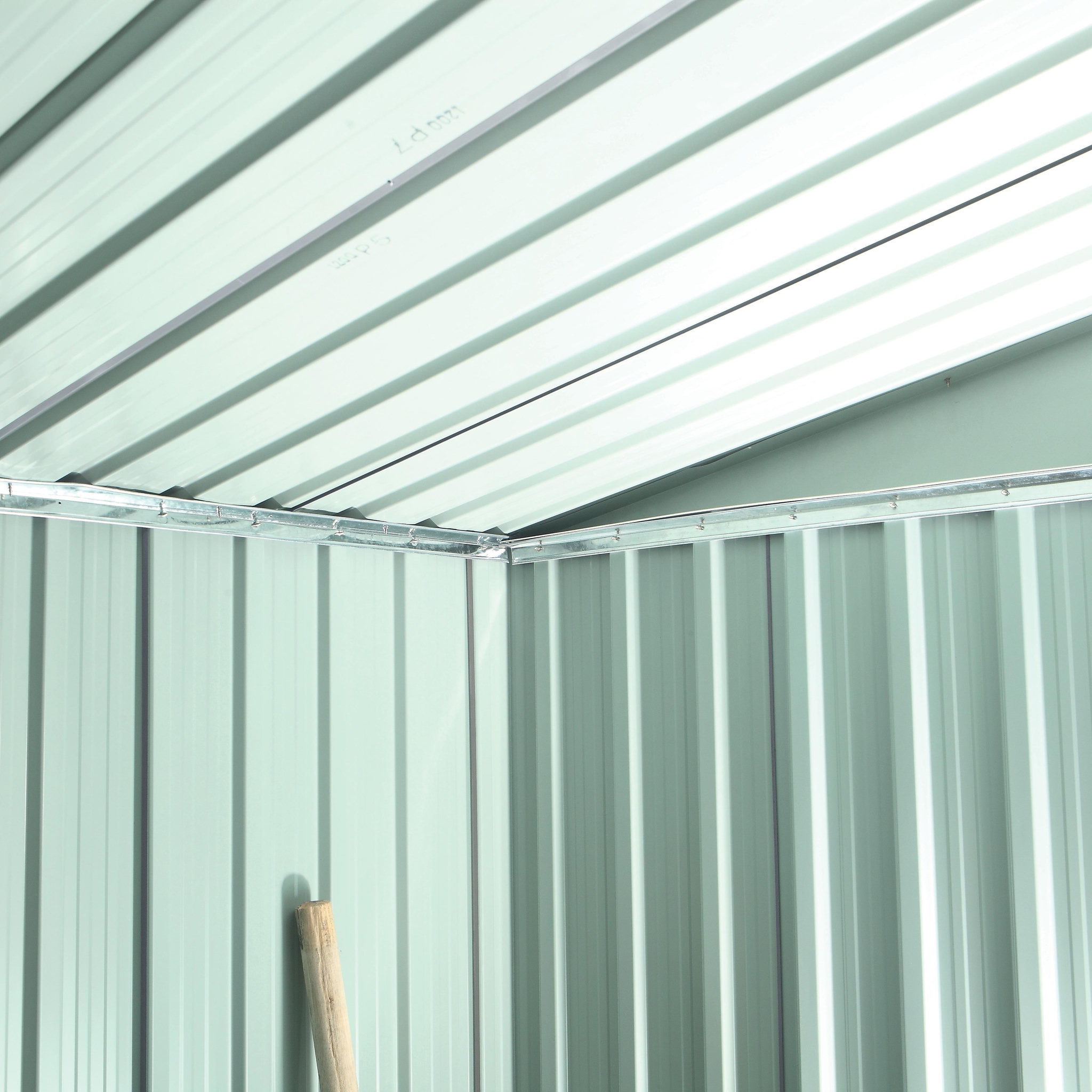 Voir la diapositive 4 :  Abri de jardin en métal 2,4m2 WERKA PRO