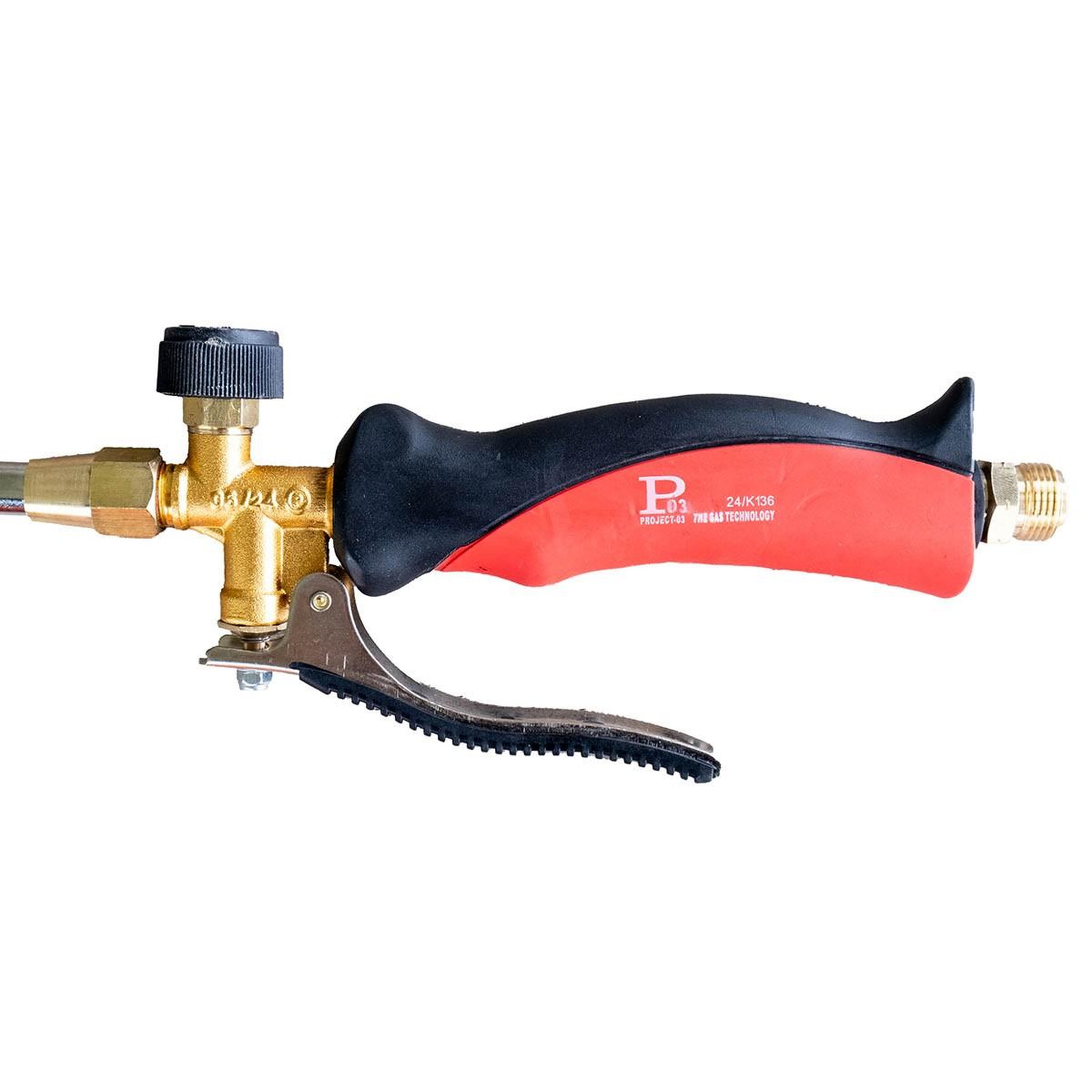 Voir la diapositive 3 : INTEC Chalumeau à gaz 2 bruleurs ø 60 mm turbo + détendeur gaz 4.0 bar tuyau 5m intec