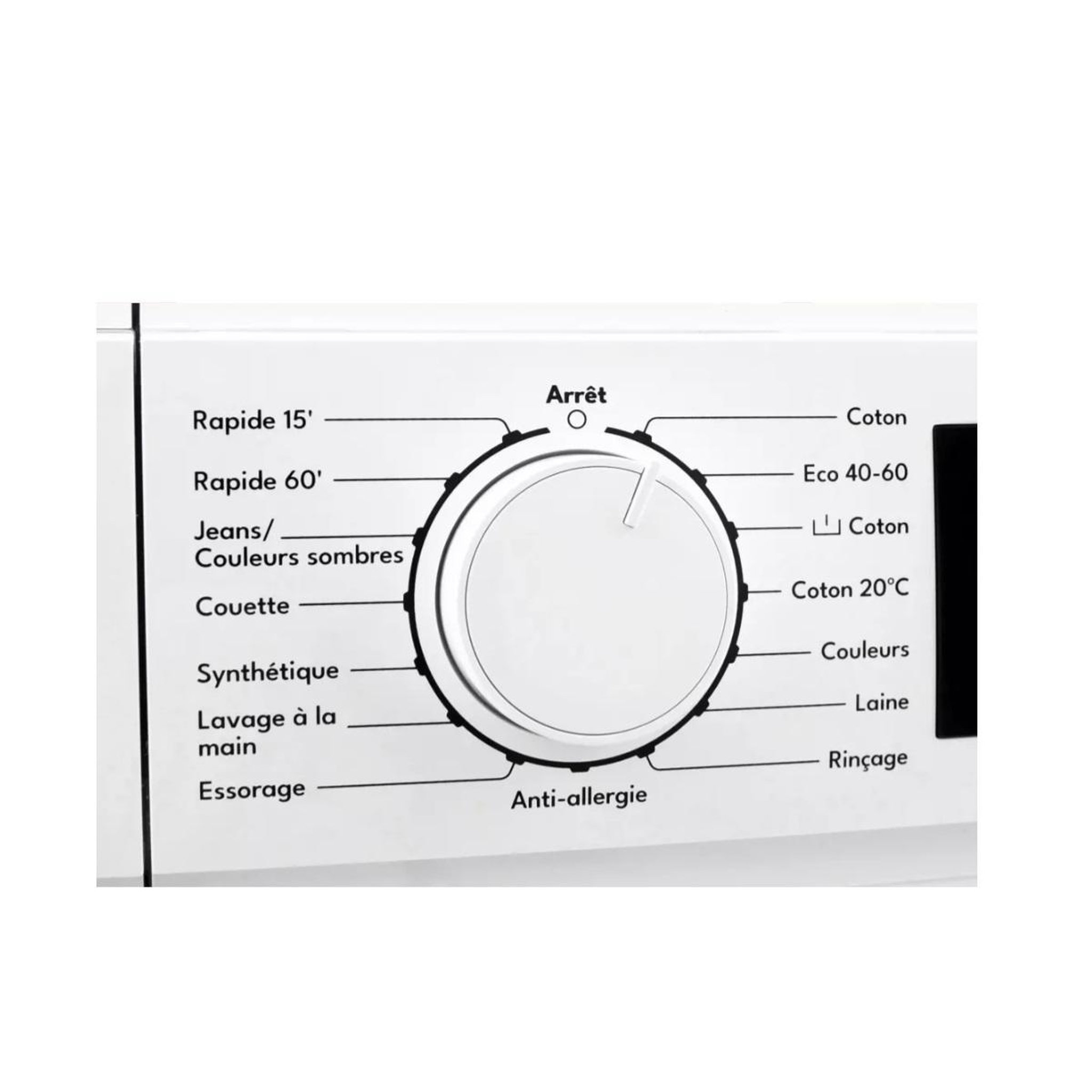 Voir la diapositive 5 : TELEFUNKEN Lave-linge frontal 9 kg 1000 tours/min blanc - tll109w
