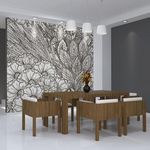 Paris Prix Papier Peint  Prairie Noir & Blanc. Coloris disponibles : Multicolore