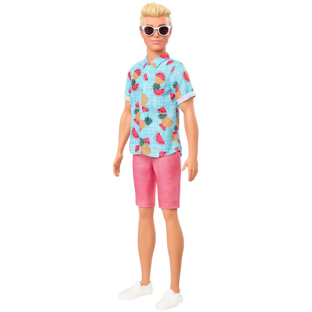 BARBIE Poupée Ken Fashionistas chemise imprimé fruits
