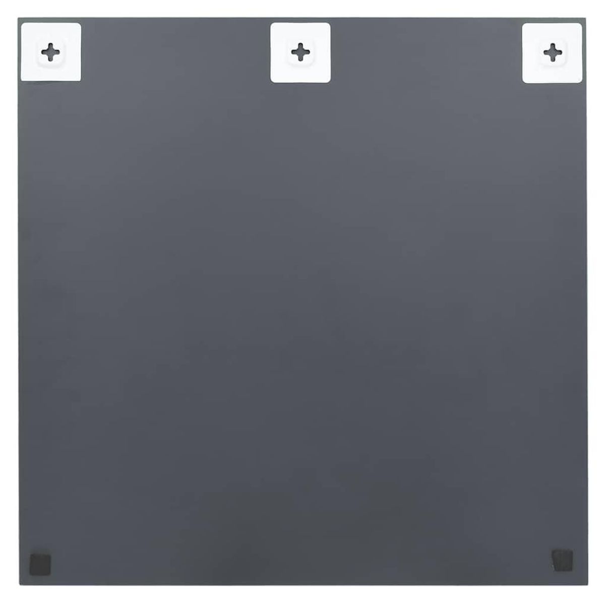 VIDAXL Miroir mural avec lampes LED Carre Verre