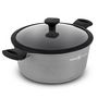 Voir la diapositive 4 : DURAND DUPONT Faitout 24cm enn fonte d'aluminium avec couvercle en silicone