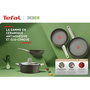 Voir la diapositive 3 : TEFAL Sauteuse Manche fixe Renew+ 24cm avec couvercle