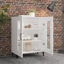 Voir la diapositive 3 : VIDAXL Buffet blanc 69,5x34x90 cm bois d ingénierie