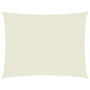 Voir la diapositive 2 : VIDAXL Voile de parasol tissu oxford rectangulaire 3,5x5 m creme
