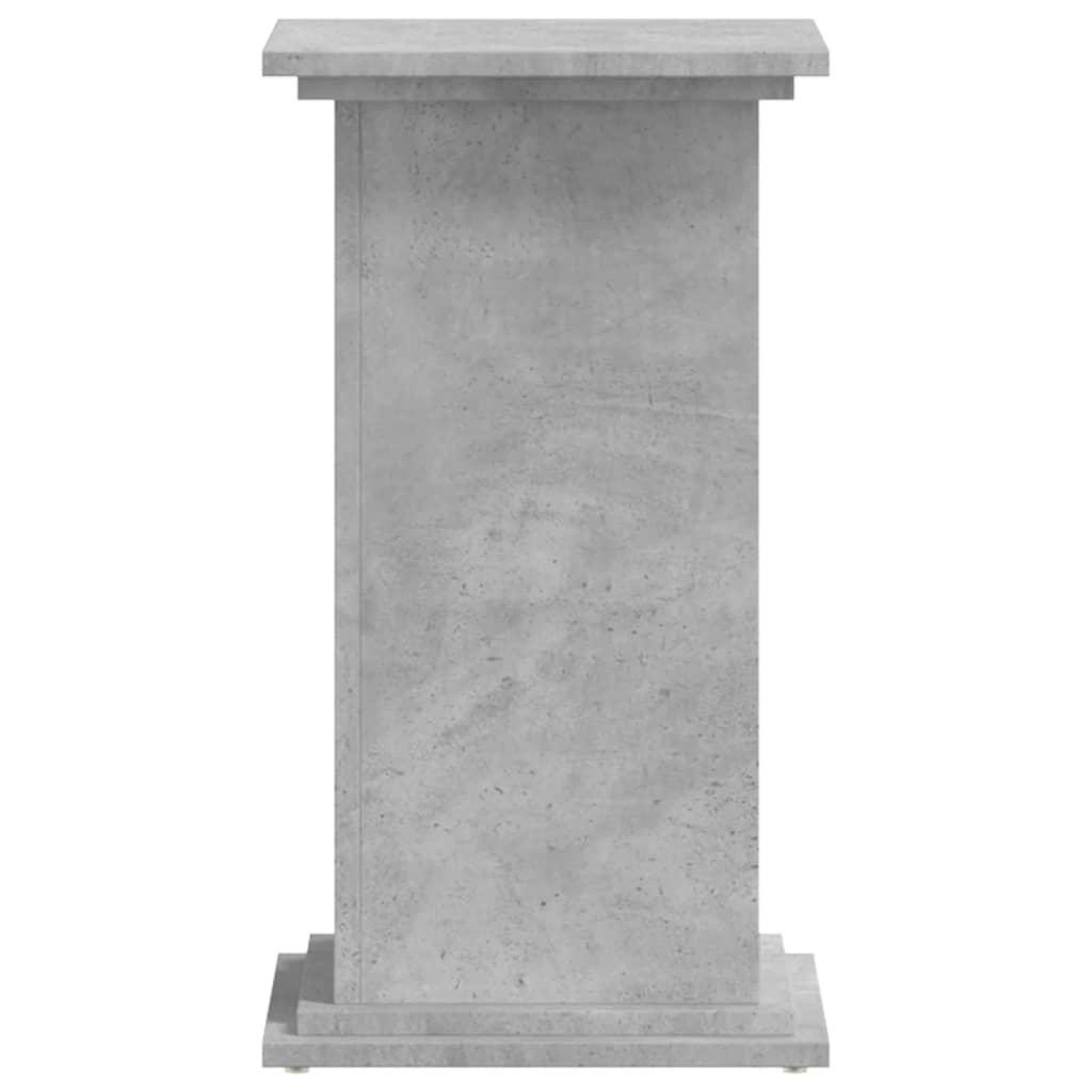 Voir la diapositive 5 : VIDAXL Support pour plantes gris beton 33x33x60 cm bois d'ingenierie