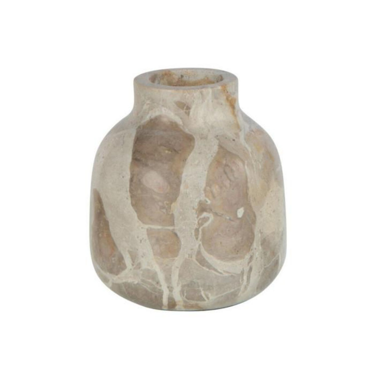Paris Prix Vase Bouteille Déco  Marbre  10cm Beige