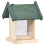 Voir la diapositive 2 : VIDAXL Mangeoires a oiseaux 4 pcs Bois de sapin