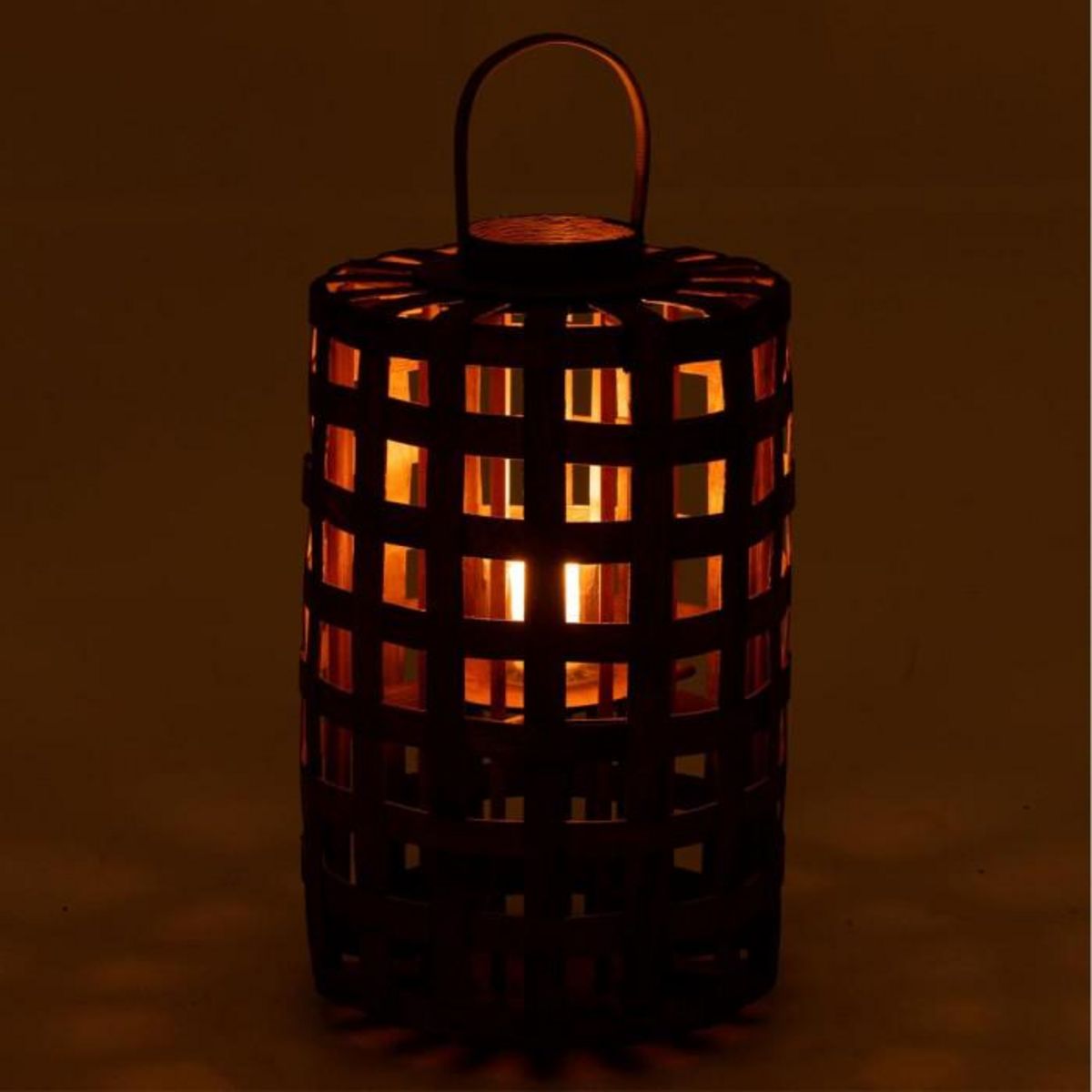 Paris Prix Lanterne Cylindrique  Longue Rotin  60cm Naturel