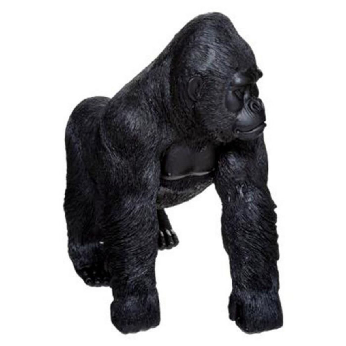ATMOSPHERA Statuette Déco  Gorille en Mouvement  37cm Noir