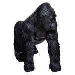 ATMOSPHERA Statuette Déco  Gorille en Mouvement  37cm Noir