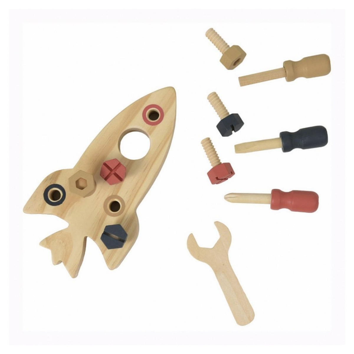 EGMONT TOYS Fusée a assembler en bois