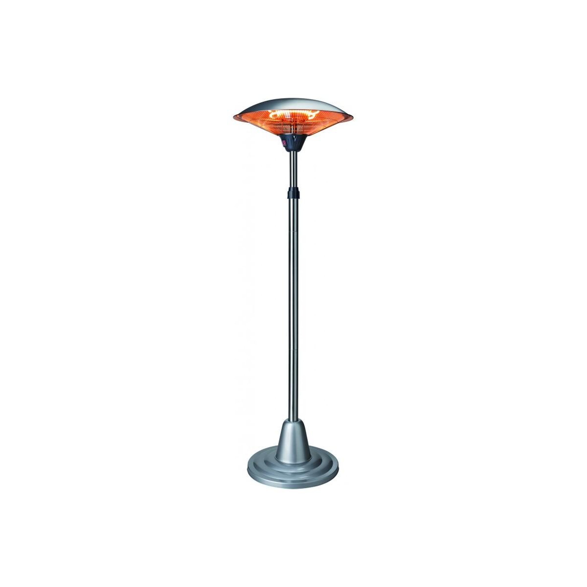 Voir la diapositive 1 : Kemper Parasol chauffant ELEKTRIC 2000W infrarouges Mat téléscopique Hauteur réglable 1.80 à 2.10m KEMPER