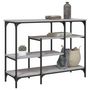 Voir la diapositive 1 : VIDAXL Table console avec etageres sonoma gris 100x35x75 cm