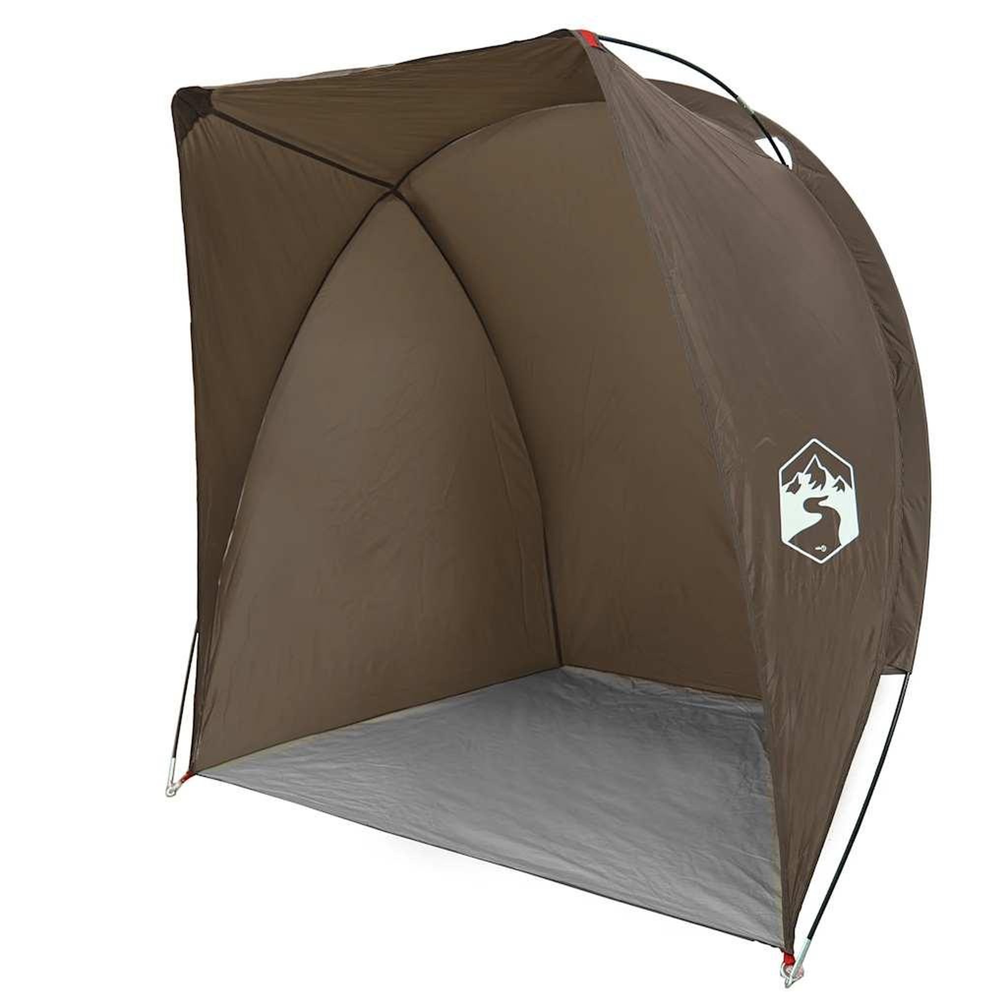 Voir la diapositive 4 : VIDAXL Tente de peche marron impermeable