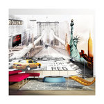 Paris Prix Papier Peint  New York Streets. Coloris disponibles : Multicolore