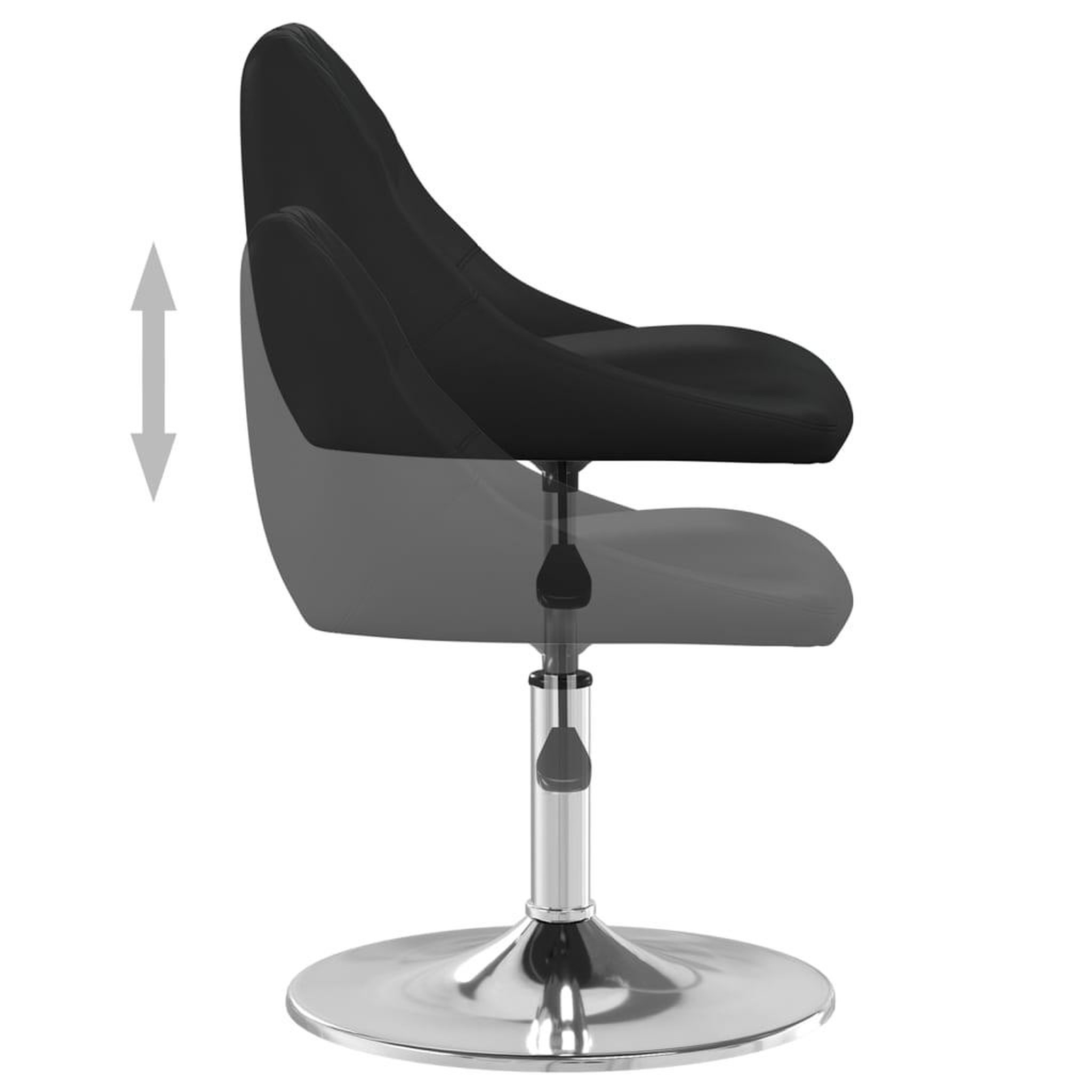Voir la diapositive 3 : VIDAXL Chaises a manger lot de 6 noir similicuir