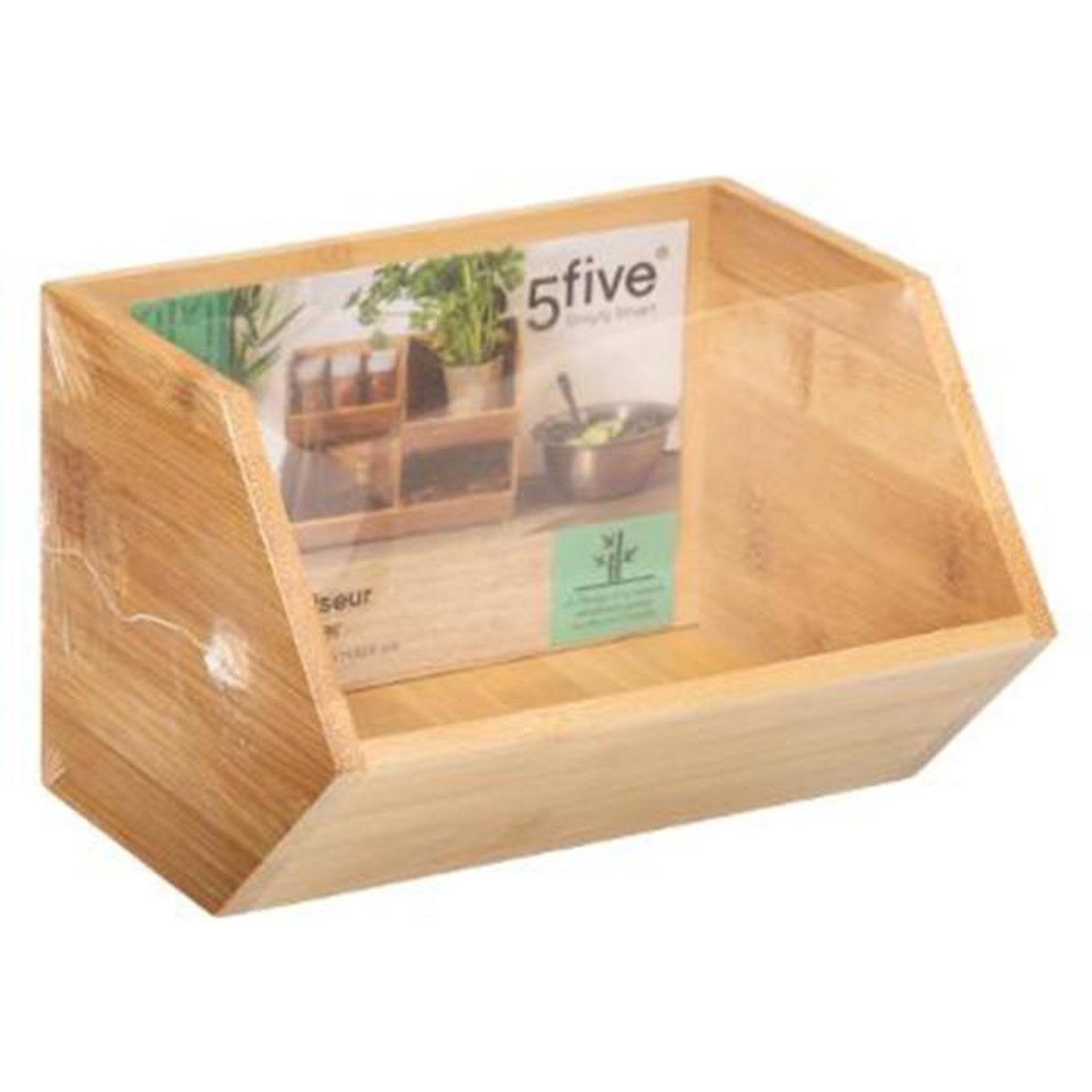 Voir la diapositive 3 : FIVE Organiseur coulissant  bambou  17cm naturel
