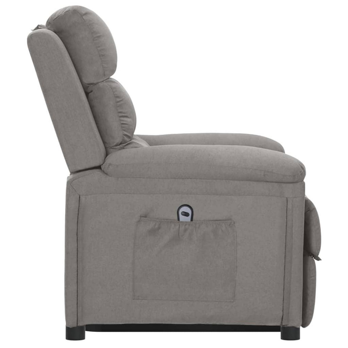 VIDAXL Fauteuil Gris clair Tissu