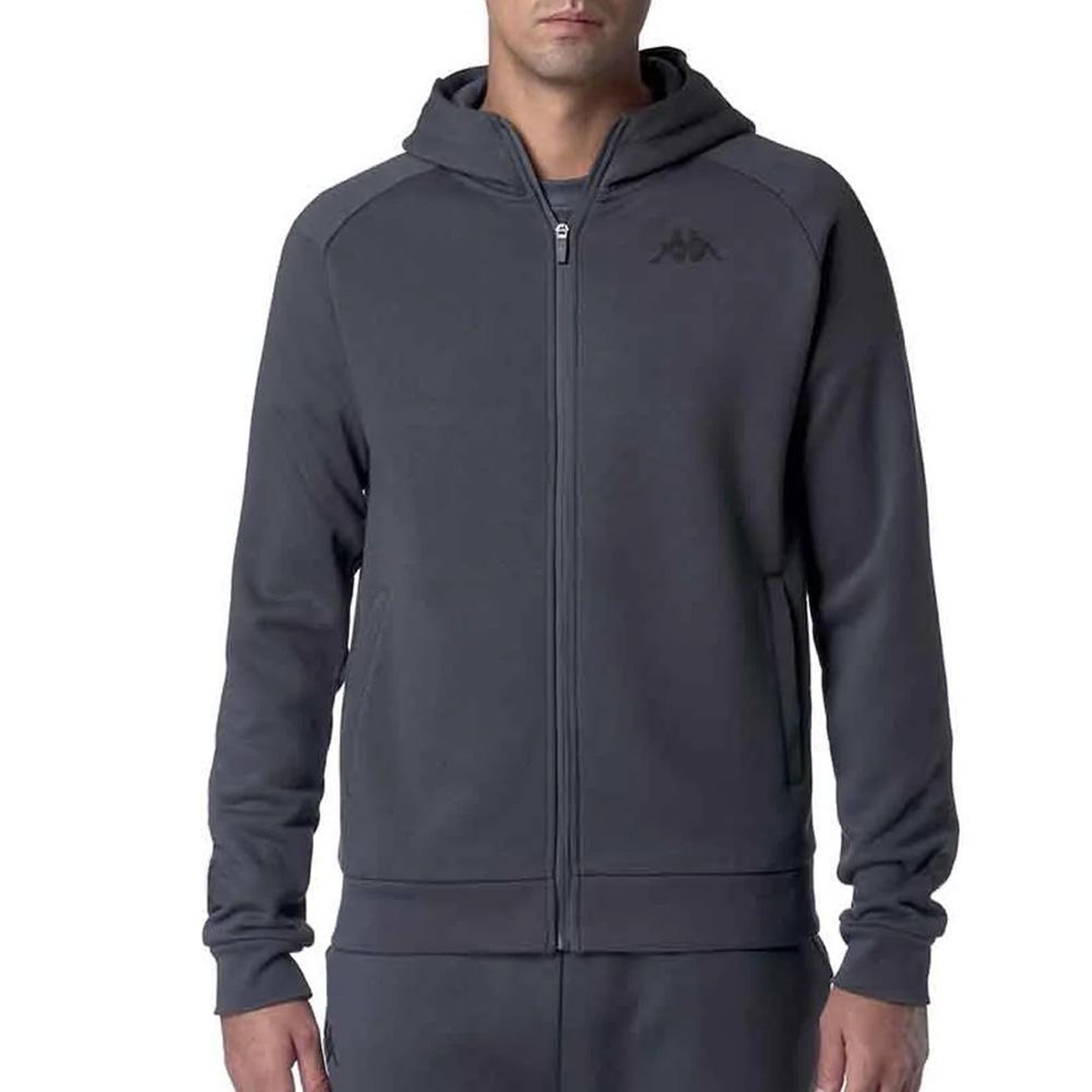 KAPPA Sweat Gris Homme Kappa Gajas. Coloris disponibles : Gris